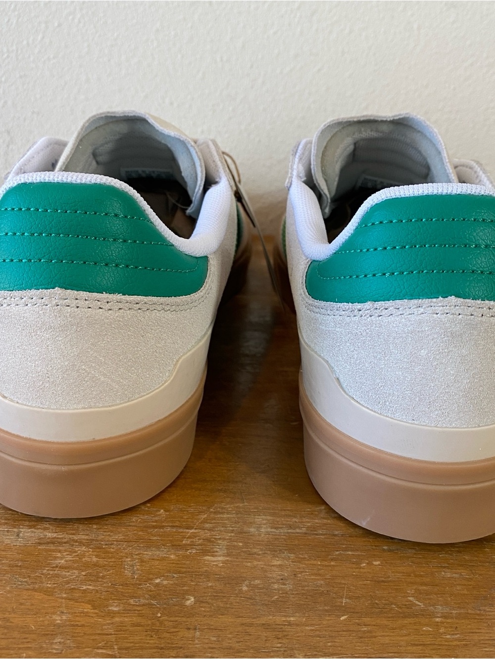 Adidas Busenitz Vulc II Sand Suede Green Beige Khaki Skateboarding - Size 10 - Picture 9 of 14